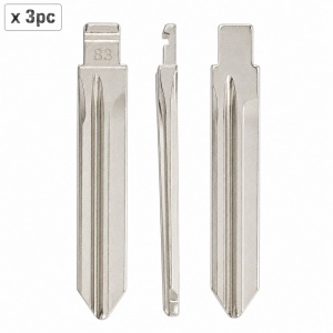 Súprava 3 planžiet pre autokľúč 83# SX9 pre Citroen, Peugeot, Fiat a Lancia