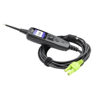 Sonda tester Techstar P100 cu maner negru si cablu verde