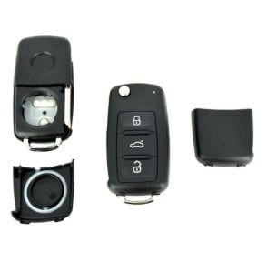 set carcasa techstar 3 butoane compatibil volkswagen tip briceag complet cu componente