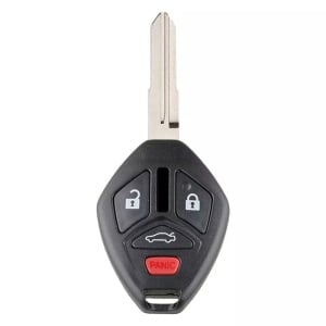 lama cheie auto compatibila cu carcasa techstar mitsubishi 4 butoane, model pliabil