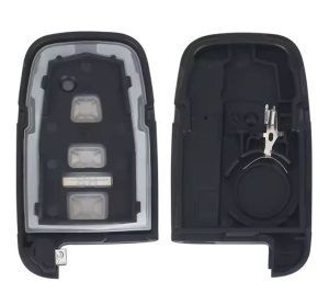 Carcasa cheie auto pliabila Techstar compatibila cu Hyundai Sonata, Azera, Genesis Coupe, ix35, i30, i45 si Kia Forte, Sportage, K2, K5, 3 butoane, HOLD portbagaj, lama HYN14 stanga, fara electronica, fata si spate