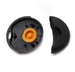 carcasa rotunda smart cabrio cu buton portocaliu