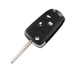 carcasa cheie auto Ford 3 butoane cu lama metalica