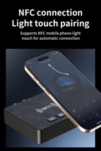 Δέκτης ήχου Bluetooth 6.0 με NFC, AUX 3,5 mm, RCA, USB, Hi-Fi, εμβέλεια 10 m, τροφοδοσία USB Type-C 5V, ασύρματος προσαρμογέας για αυτοκίνητο, ηχεία και ενισχυτή - Img 8