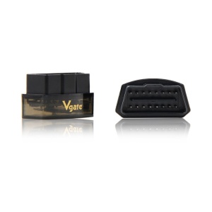 Interfata Vgate iCar Pro WiFi vedere oblica cu conectori