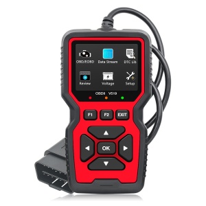 Διαγνωστικό αυτοκινήτου Techstar V519 OBD2, ανάγνωση και διαγραφή βλαβών κινητήρα, τάση μπαταρίας