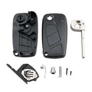 Set carcasa cheie Fiat 3 butoane cu surub si lama inclusa