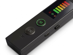 Πολυλειτουργικός ανιχνευτής Techstar K15 για κρυφές κάμερες, συσκευές εντοπισμού GPS και σήματα RF, μαγνητική ανίχνευση, συναγερμός δόνησης, φακός, USB-C - Img 9