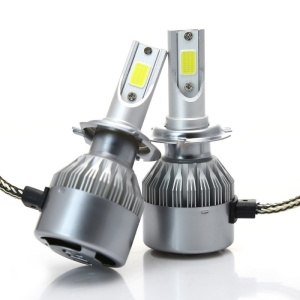 Becurile auto LED Techstar C6 H7, lumina rece alba, 36W, rezistenta mare
