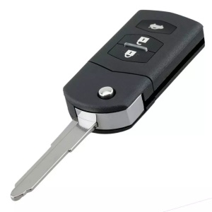 Avtomobilski ključ Techstar, 3 gumbi, 433 MHz, model SKE126-01, čip ID63, 80 bitov, združljiv z Mazda 2, 3, 5, 6, 8, priložena baterija