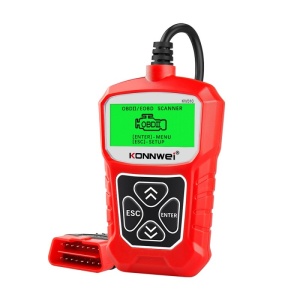 Dispozitiv diagnoza KONNWEI KW310 rosu cu cablu conectare OBD2
