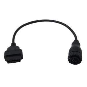 Adaptor scurt OBD2 Mercedes 14 pini pentru tester auto
