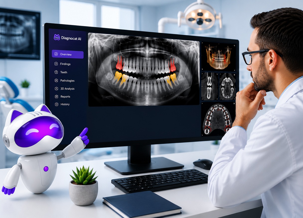 Revoluția Inteligenței Artificiale în stomatologie: Cum îți transformă Diagnocat AI diagnosticul și rata de acceptare a planurilor de tratament