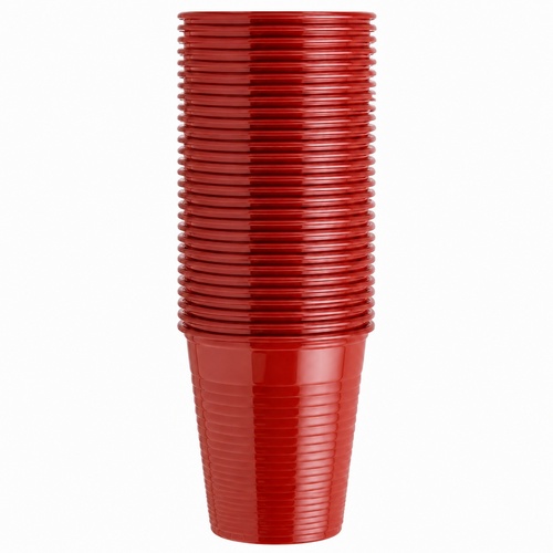 Pahare din plastic de unică folosință Euronda Monoart 200ml, 100 bucăți/set - Img 4
