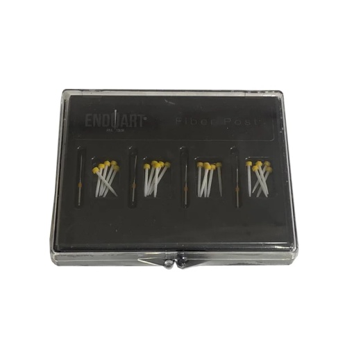 Pivoti fibra sticla EndoArt set 20 bucati + 4 freze - Img 3