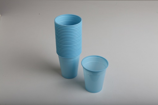Pahare din plastic de unică folosință Euronda Monoart 200ml, 100 bucăți/set - Img 4