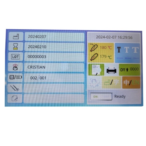 Sigilator cu imprimantă pentru pungi Selima Woson - Img 5