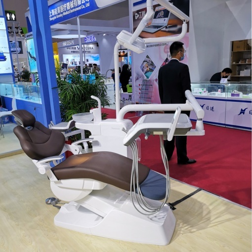 Unit dentar Suntem STD 307 cu furtune pe jos cu tapiterie Luxury - Img 2