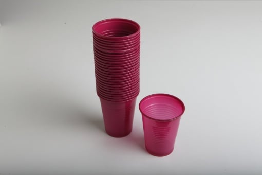 Pahare din plastic de unică folosință Euronda Monoart 200ml, 100 bucăți/set - Img 8