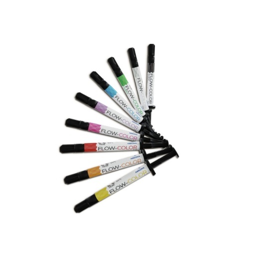 Compozit fluid fotopolimerizabil colorat Arkona Colour Flow, seringă 1g - Img 2