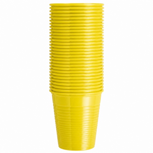Pahare din plastic de unică folosință Euronda Monoart 200ml, 100 bucăți/set - Img 6