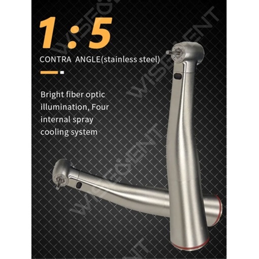 Piesa contraunghi MD-4CA-L1(2) raport 1:5, fibra optica, racire interna Wisedent - Img 5