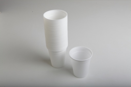 Pahare din plastic de unică folosință Euronda Monoart 200ml, 100 bucăți/set - Img 7