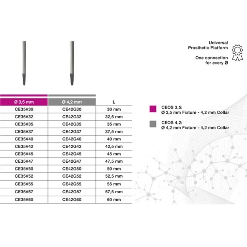 CEOS Implant Zygomatic Ø 3,5mm Violet - Img 4