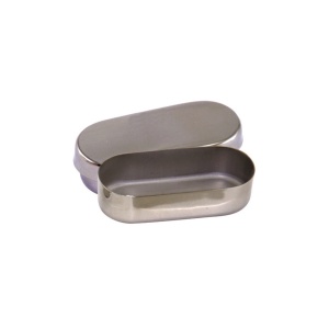 Cutie de inox pentru ace si freze