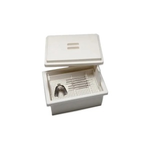 Cutie sterilizare instrumentar cu sita si capac 3L