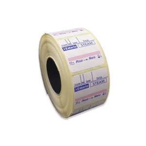 Etichete dublu adezive 29x28mm pentru sterilizarea cu abur Printex uz pistol