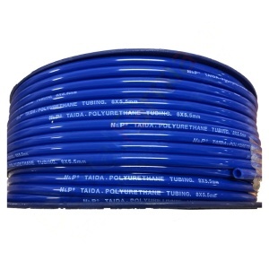 Furtun apa aer albastru sau negru 8 x 5mm