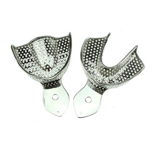 Linguri amprenta inox perforate set 6 bucati