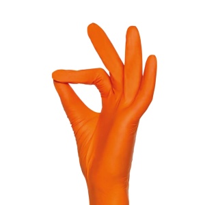 Manusi examinare nitrylex orange nepudrate 100 bucati/cutie