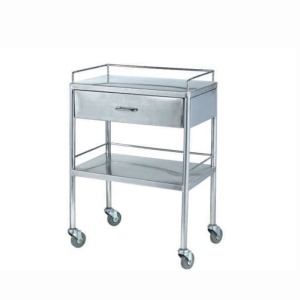 Masa de inox mobila cu un sertar