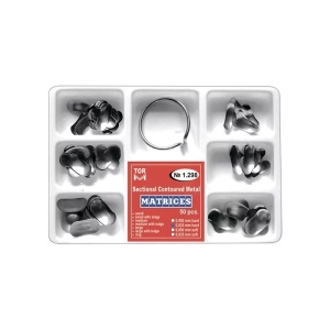 Matrici sectionale 1298 kit 50 bucati 0.035mm soft, asortate + inel