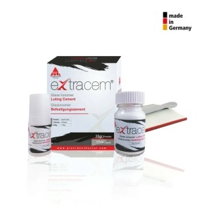 Extracem ciment glass ionomer 35g pulbere+17ml lichid President (produs similar Fuji I set)