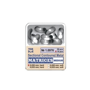 Matrici sectionale 5mm medium hard 10 bucati