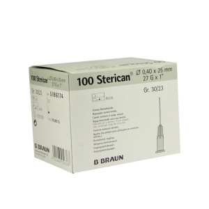 Ace seringa Sterican B Braun 0.4x40 mm,sterile,de unică folosință, Luer-Slip/Luer-Lock
