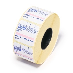 Etichete dublu adezive 29x28mm pentru sterilizarea cu abur Printex uz pistol