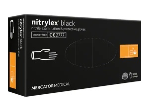 Manusi examinare nitrylex black nepudrate 100 bucati/cutie