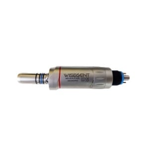 Micromotor pneumatic MD-4CA-P15(6) cu multiplicare 1:2, cu fibra optica, racire interna, Wisedent