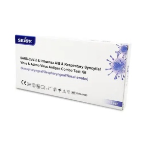 Test Rapid Combo 5-in-1,Covid-19 + GripaA + GripaB + RSV + AdV, 1 buc