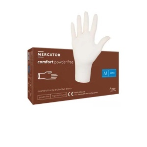 Manusi examinare latex nepudrate Comfort 100 bucati/cutie