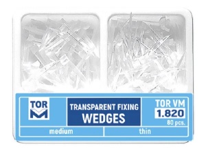 Pene plastic 1820 transparente asortate 80 buc TOR VM