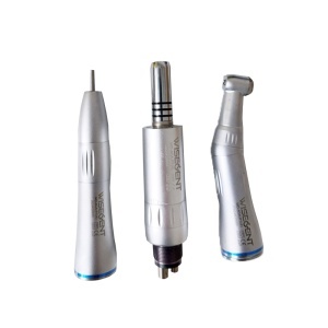 Set 3 piese de mana MD-4CA-P1(4), raport 1:1, racire interna, Push button, Wisedent