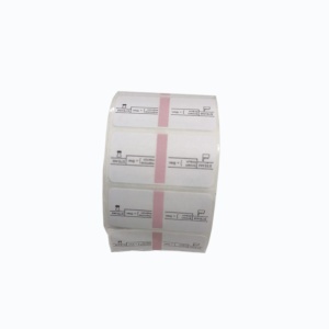 Etichete dublu adezive rola 37x19R , 2 linii mm uz pistol