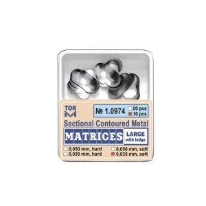 Matrici sectionale 5mm large cu bordura hard 10 bucati