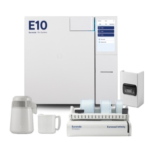Autoclav Euronda E10 24L clasa B + imprimanta Print Set 1 + Distilator apa Aquadist + Sigilator pungi Infinity