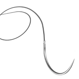 Fire sutură mătase 4/0 cu ac 22mm 1/2 rotund – Set 12 bucăți